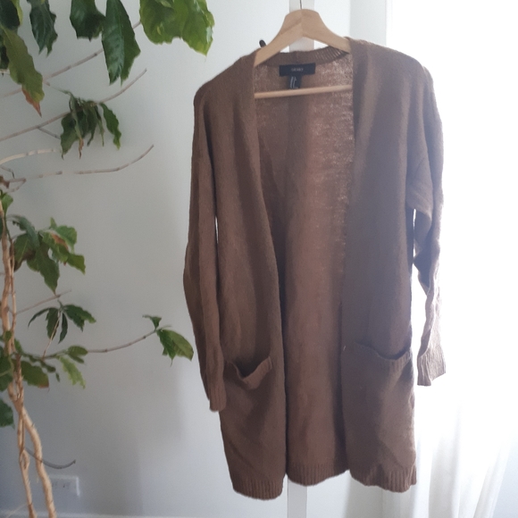 ❤ 3/30$- taupe light brown cardigan - Picture 4 of 4